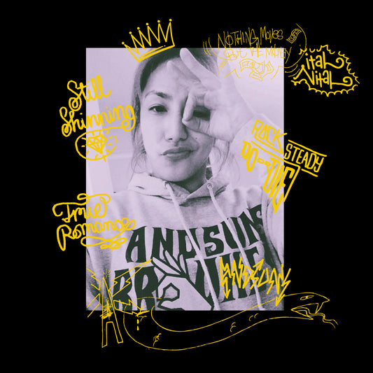 KING & QUEEN SUNS PULLOVER ( INK BLACK )