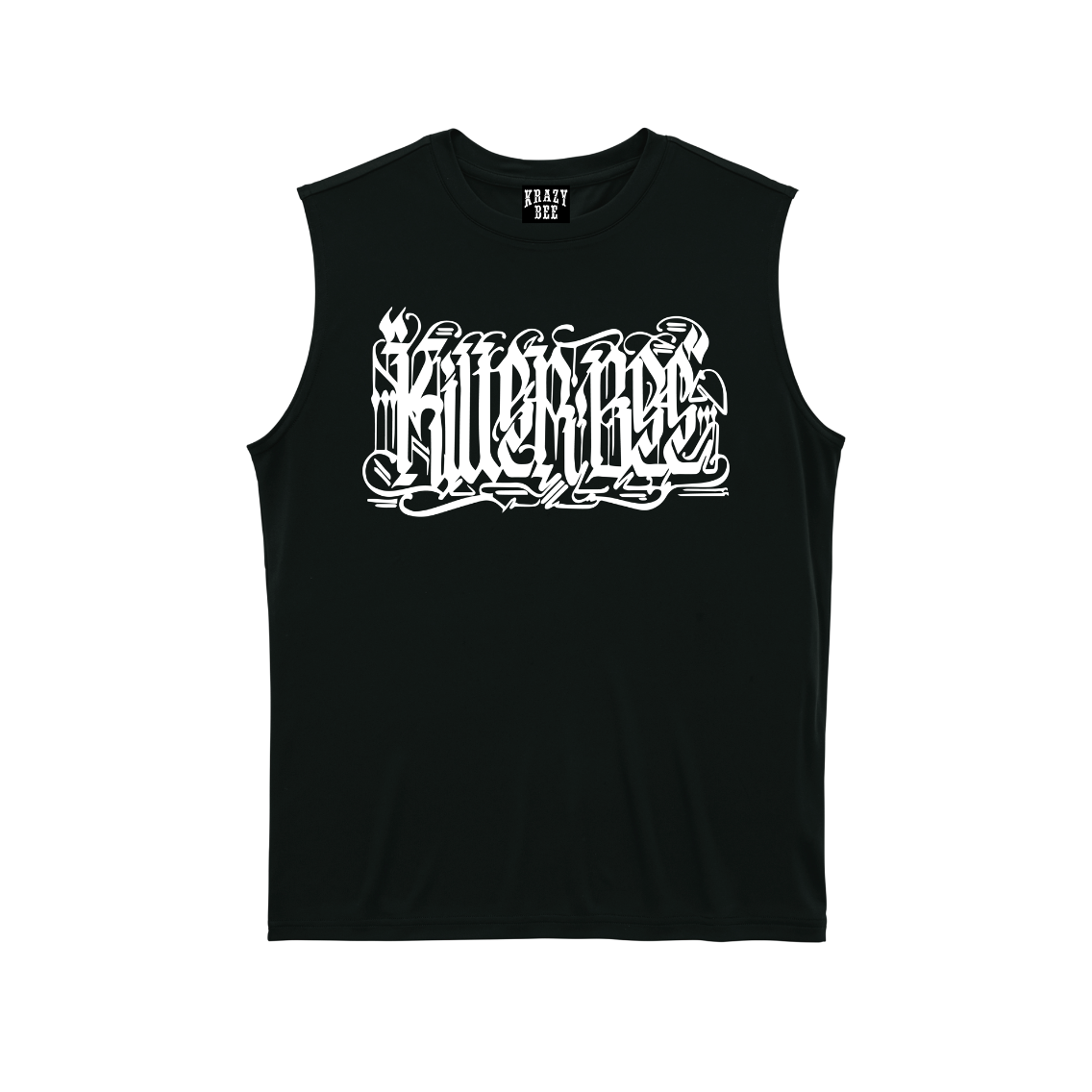 KILLERBEE RIZIN LANDMARK 15 MODEL SLEEVELESS TEE (BLACK_WHITE)