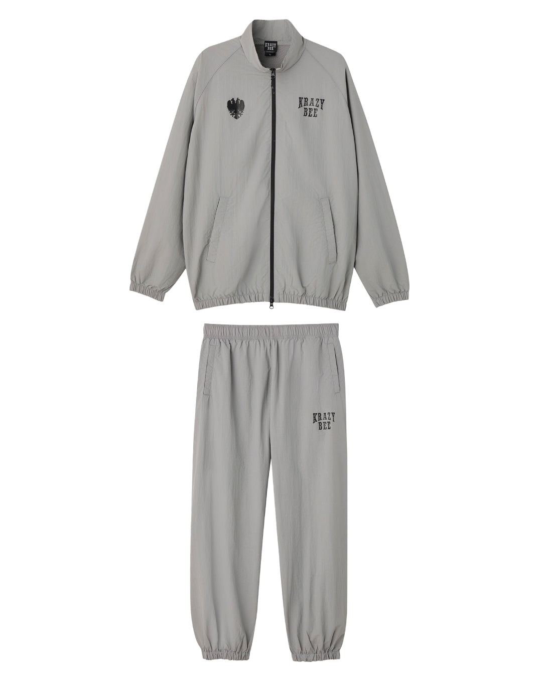 KB TRACK SUIT PANTS SET GREY set – krazy bee