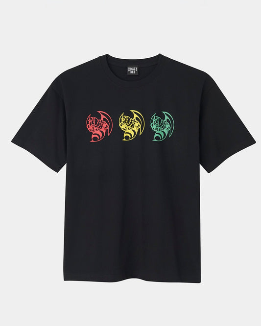 3KILLERS SS TEE (BLACK/RASTA)