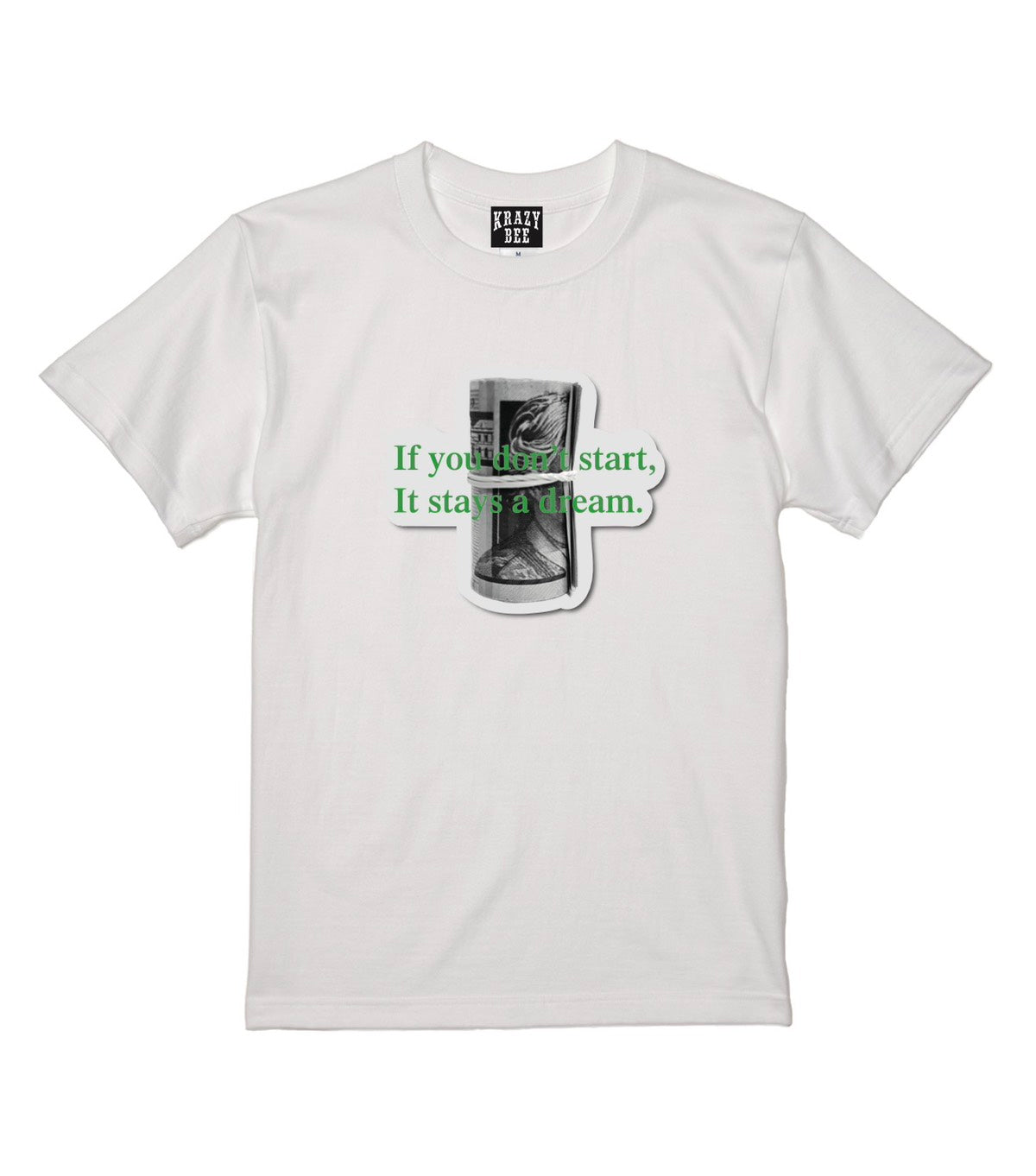KRAZY BEE ホワイト Tシャツ KRAZY BEE 公式ショップ – krazy bee