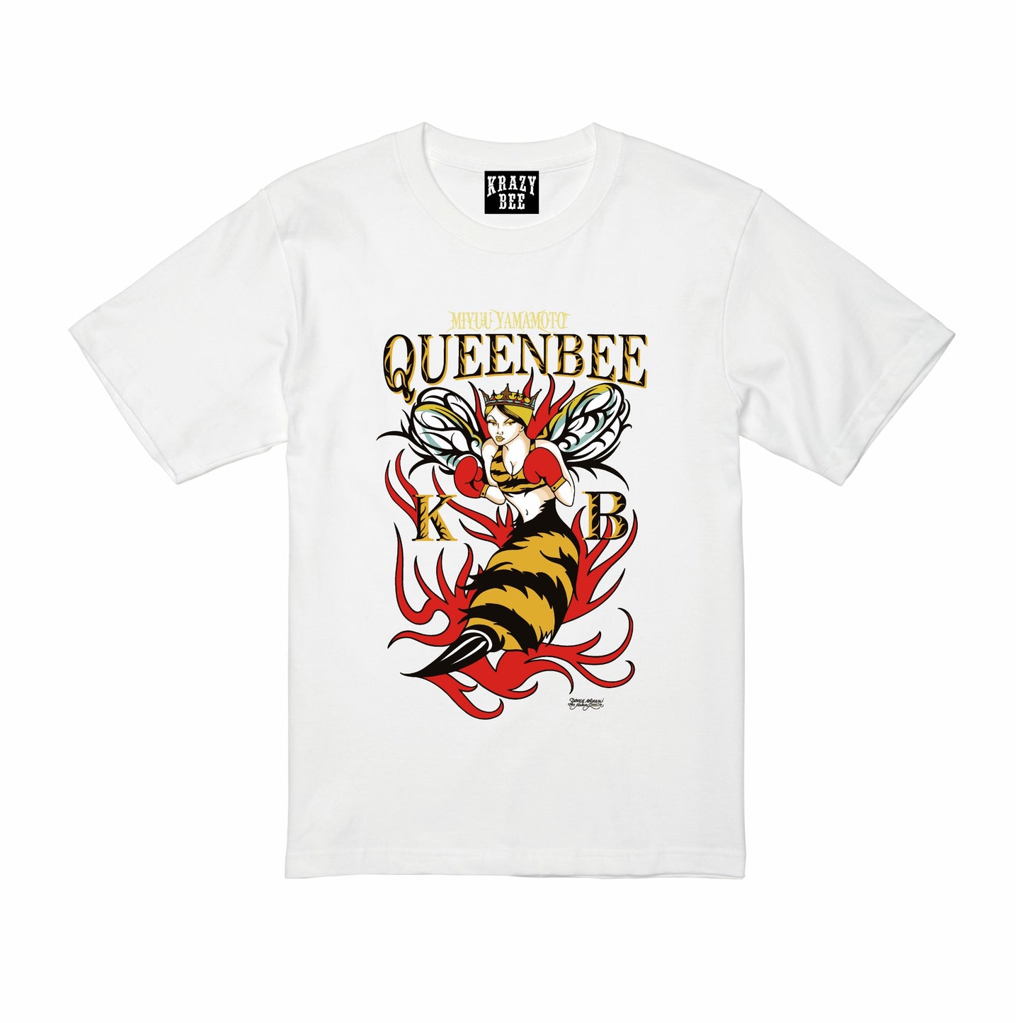 QB MIYUU YAMAMOTO COLLECTION " Davide Andreoli " SS TEE (BLUE)