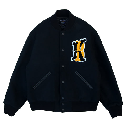 KB SUNS LOGO VARSITY JACKET (BLACK)