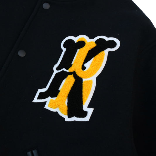 KB SUNS LOGO VARSITY JACKET (BLACK)