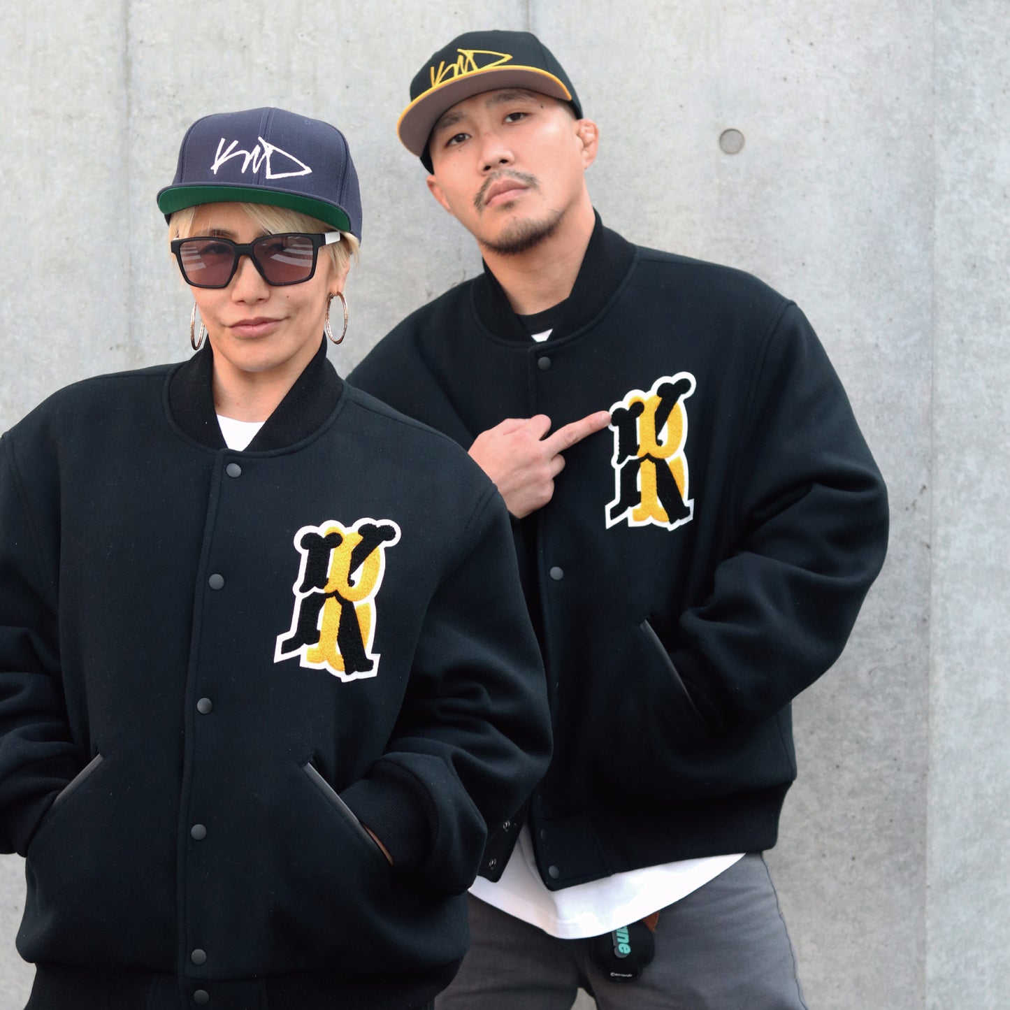 KB SUNS LOGO VARSITY JACKET (BLACK)