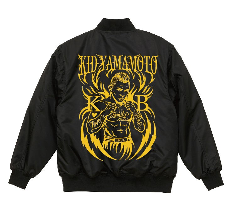 KID ITALIAN ROOSTER WORLD BASEBALL JACKET (BLACK-Y)