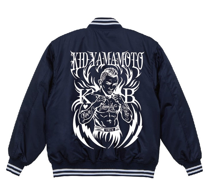 KID ITALIAN ROOSTER WORLD BASEBALL JACKET (NAVY)