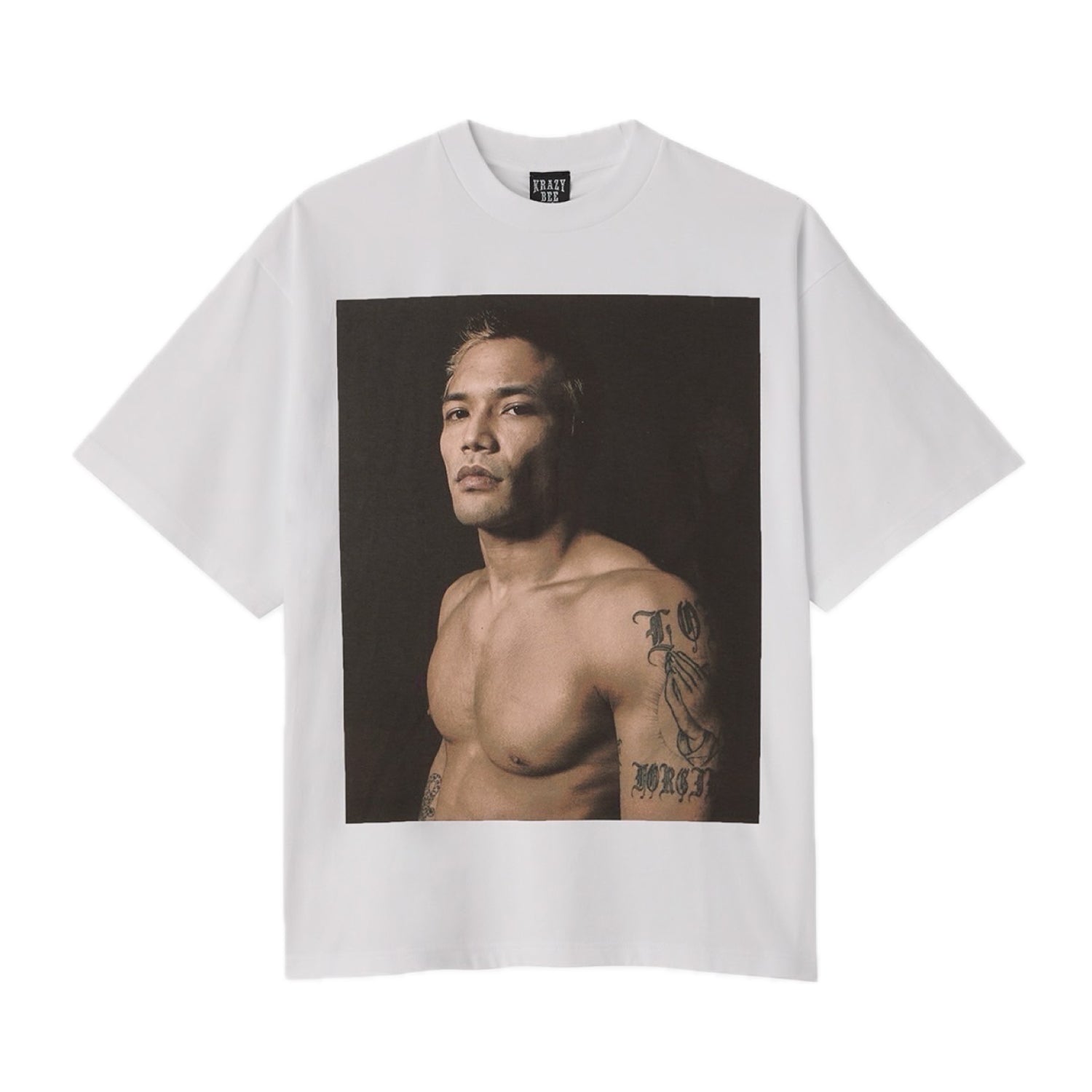 KRAZY BEE 長袖 Tシャツ L ホワイト RVCA（ルーカ）の「限定展開 RVCA/ルーカ KRAZY BEE SURF LS