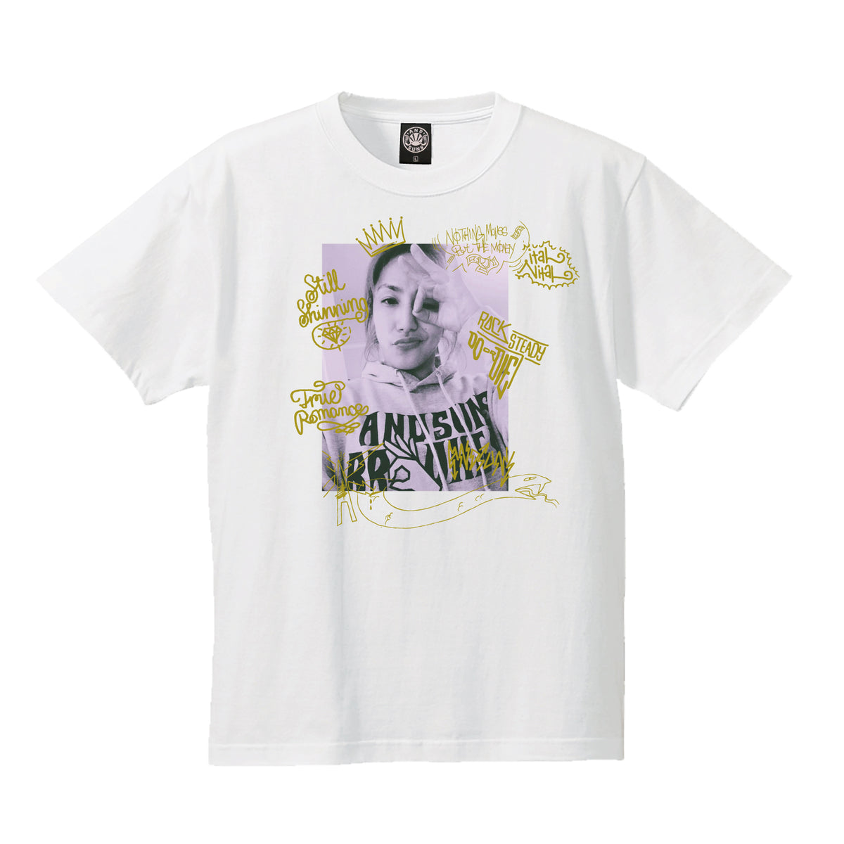 KING & QUEEN SUNS SS TEE ( WHITE )