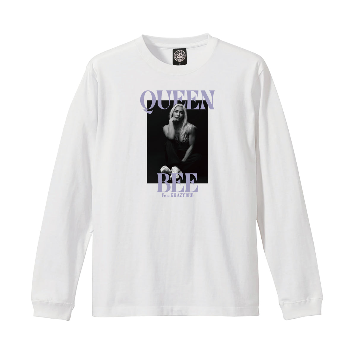 QUEEN BEE SUNS LS TEE ( WHITE )