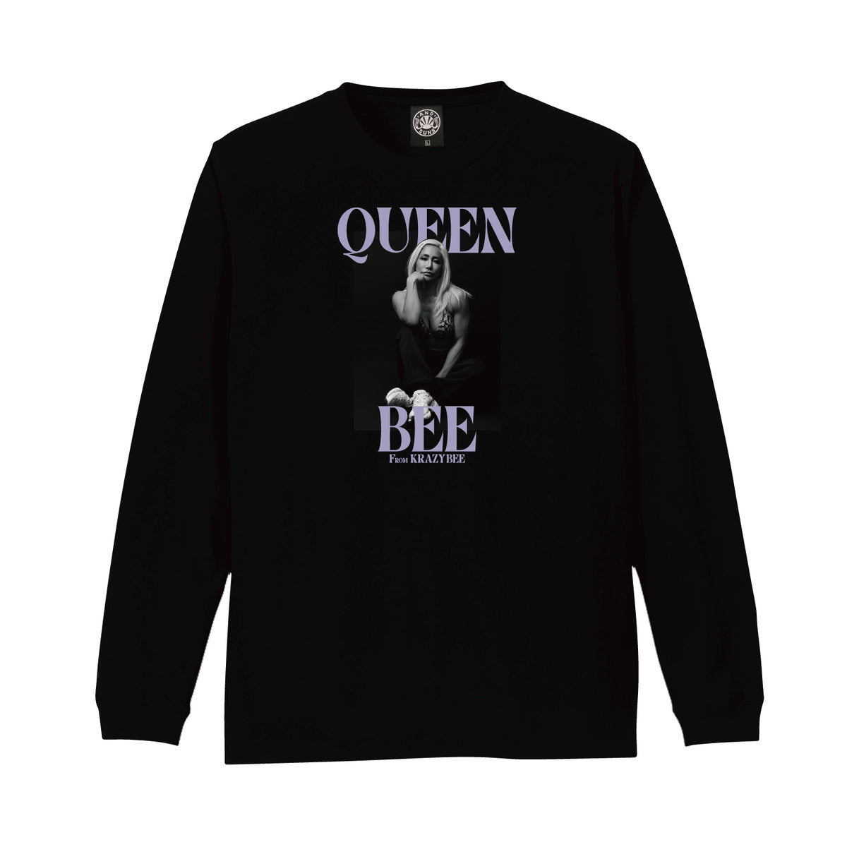 QUEEN BEE SUNS LS TEE ( BLACK )