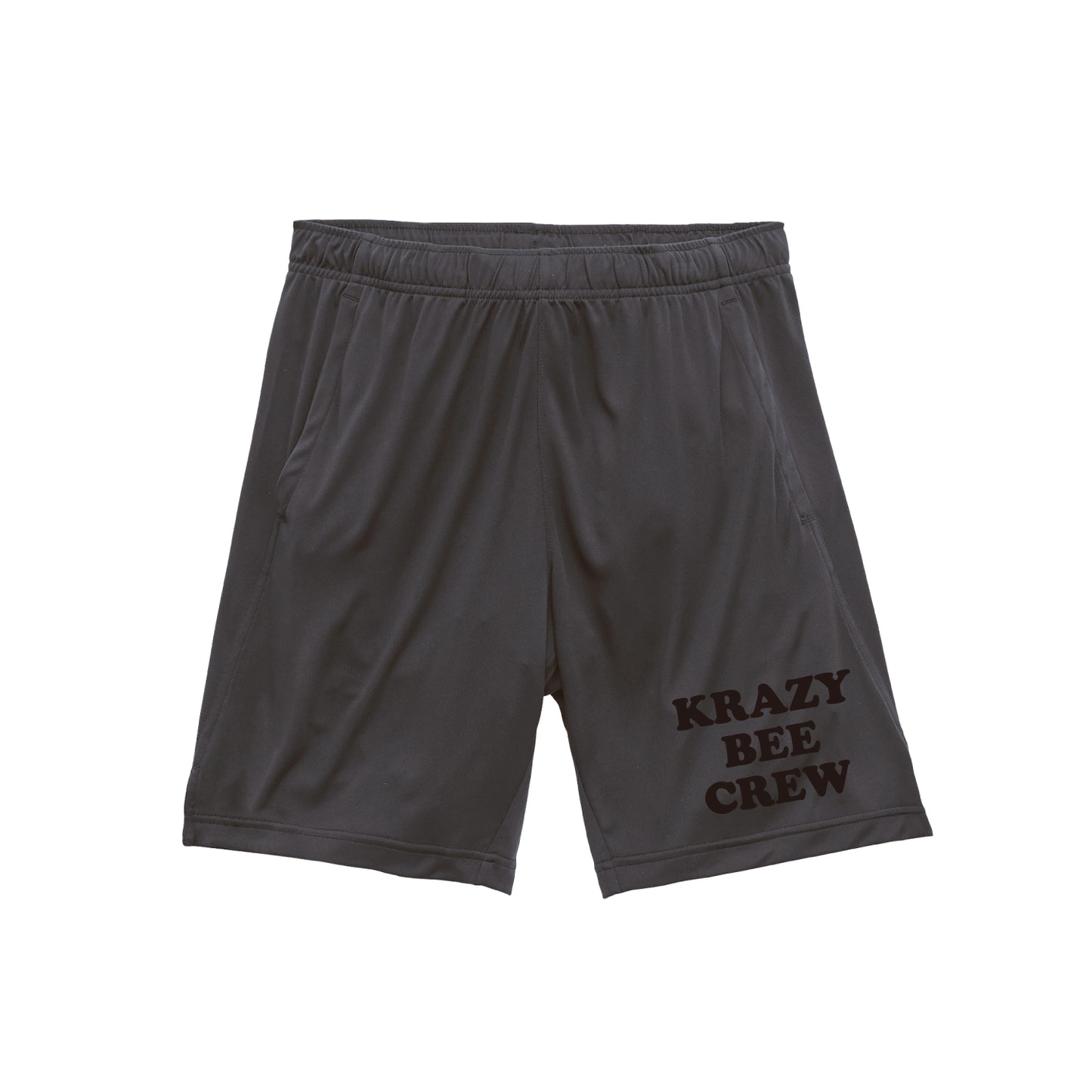 KRAZYBEE CREW DRI SHORTS (INK BLACK)