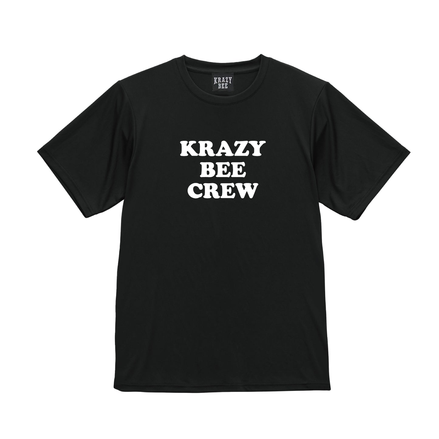 KRAZYBEE CREW DRI SS TEE (BLACK)