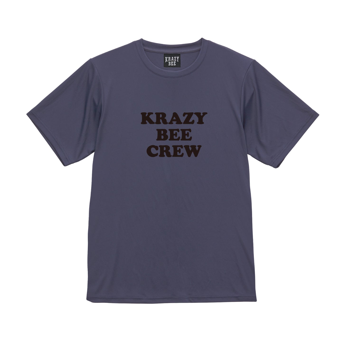 KRAZYBEE CREW DRI SS TEE (G.PURPLE)