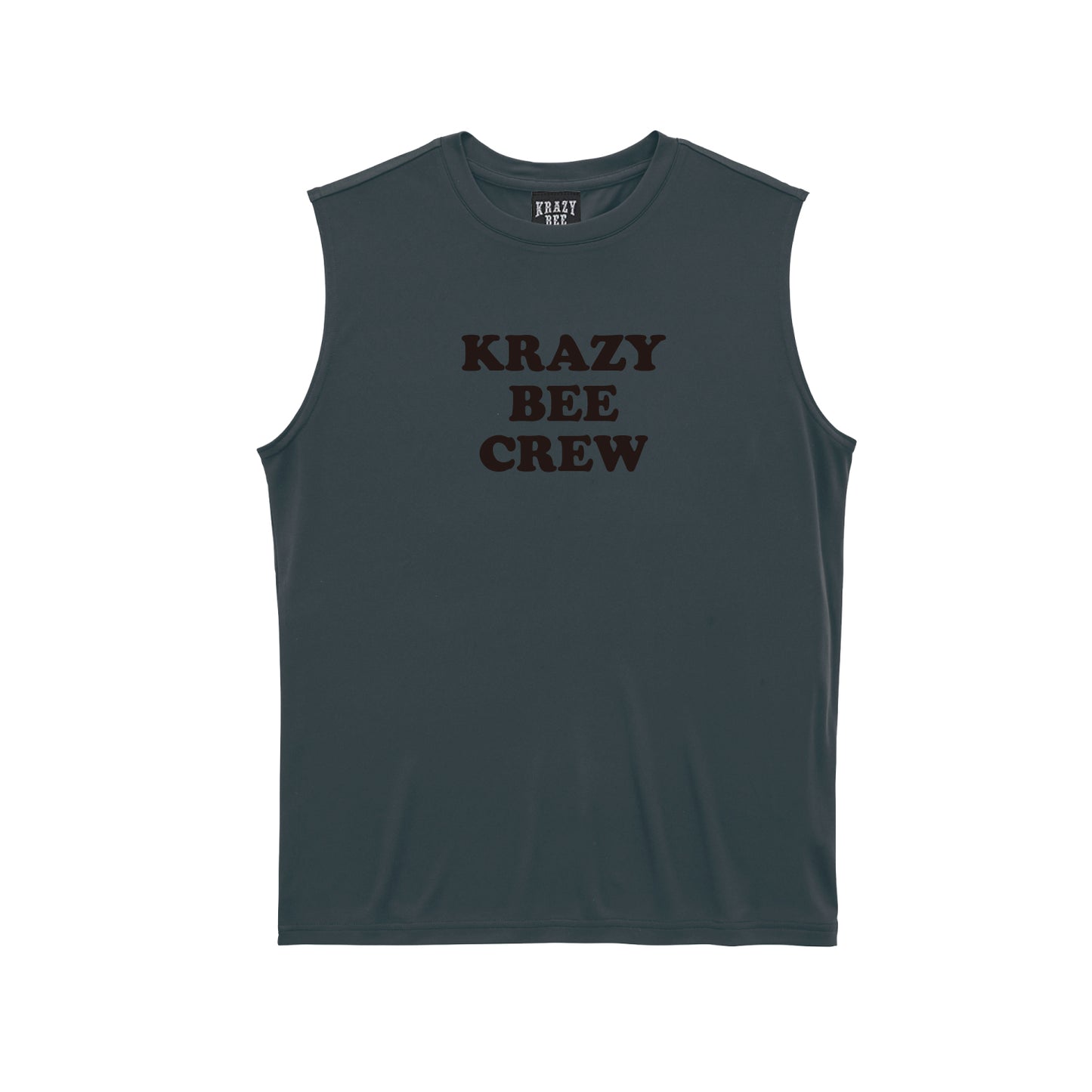 KRAZYBEE CREW DRI SLEEVELESS TEE (G.GREEN)