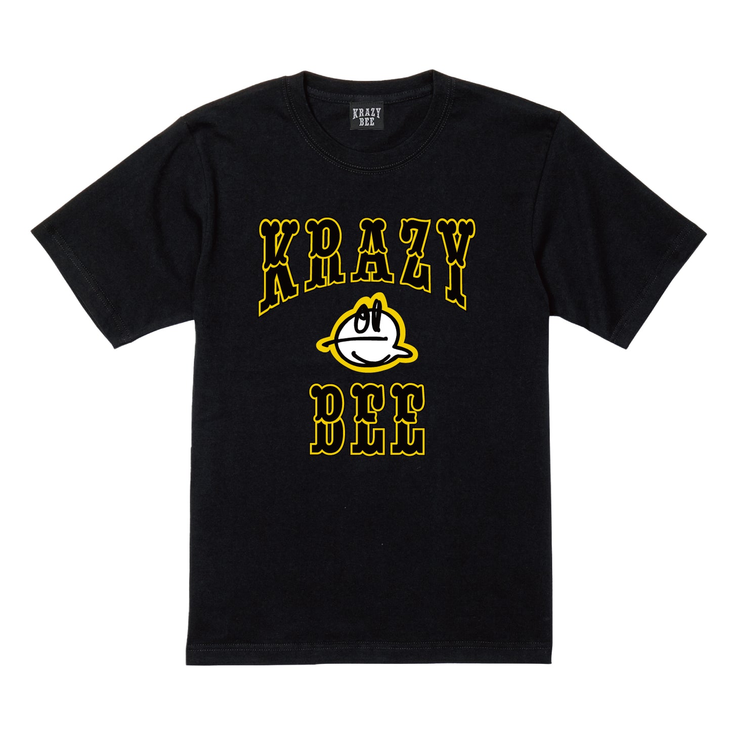 W logo "Masaya Nakayama X Krazy Bee" TEE (BLACK)