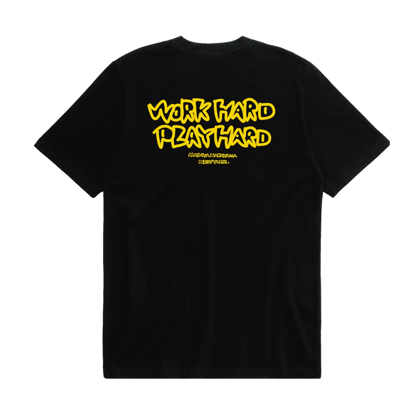 W logo "Masaya Nakayama X Krazy Bee" TEE (BLACK)