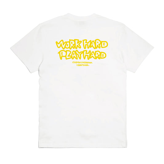 W logo "Masaya Nakayama X Krazy Bee" TEE (WHITE)