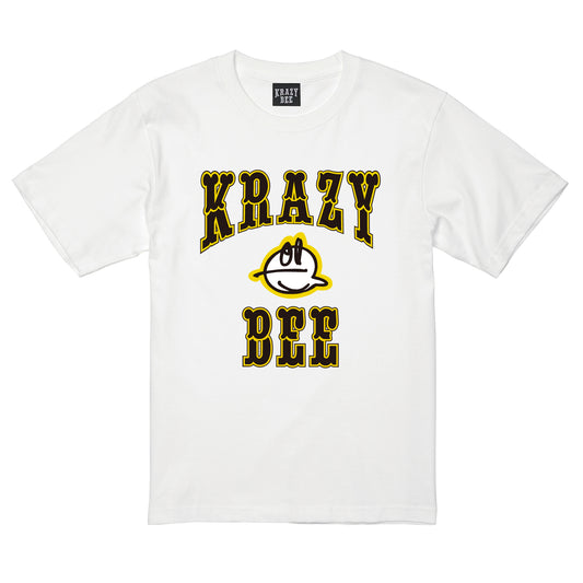 W logo "Masaya Nakayama X Krazy Bee" TEE (WHITE)