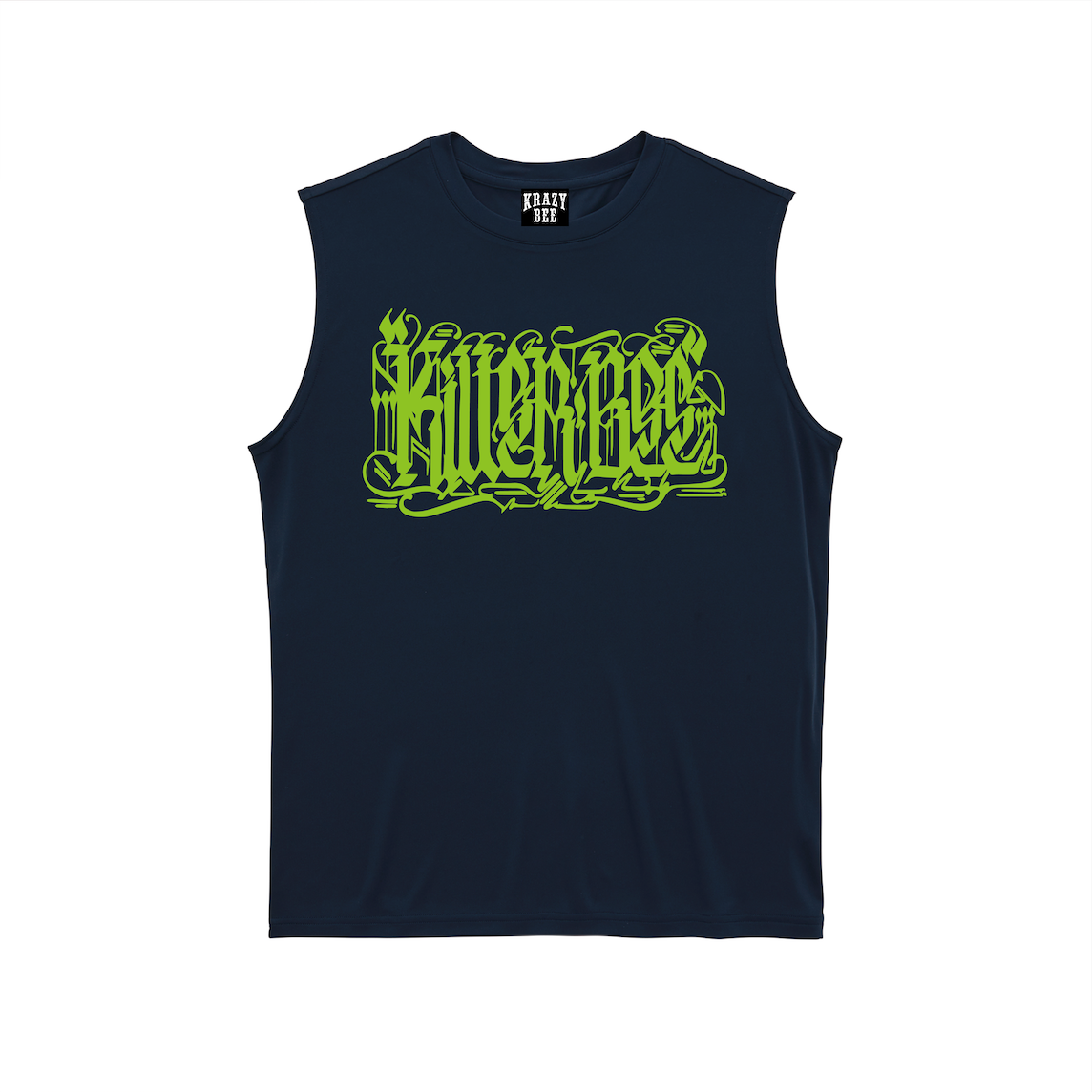 KILLERBEE RIZIN LANDMARK 15 MODEL SLEEVELESS TEE (NAVY_GREEN)