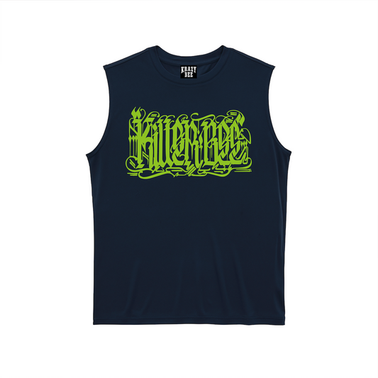 KILLERBEE RIZIN LANDMARK 15 MODEL SLEEVELESS TEE (NAVY_GREEN)