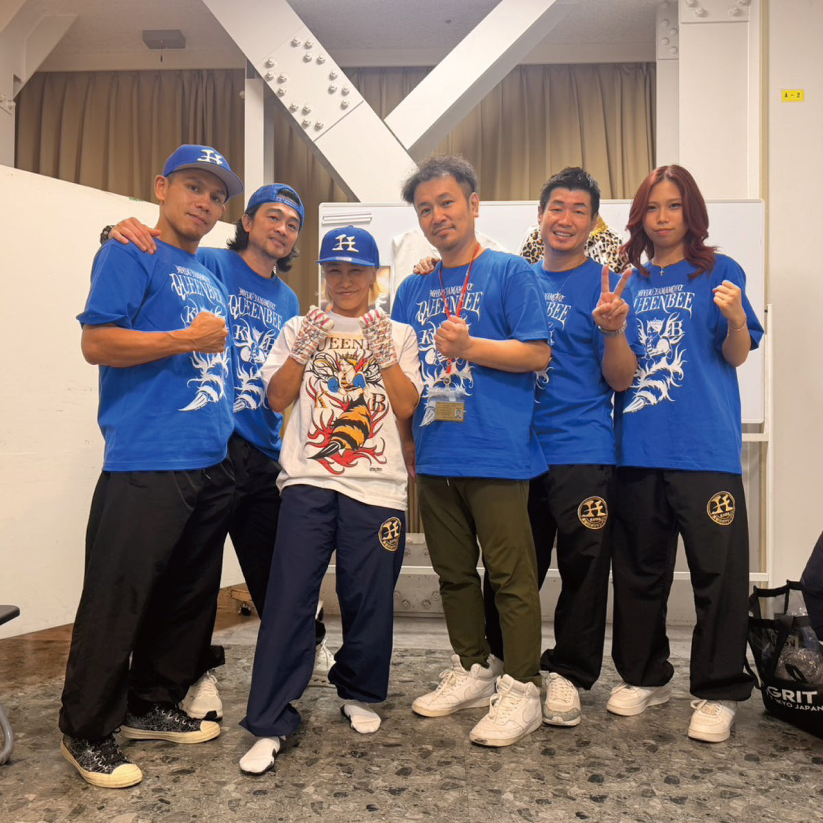 QB MIYUU YAMAMOTO COLLECTION " Davide Andreoli " SS TEE (BLUE)